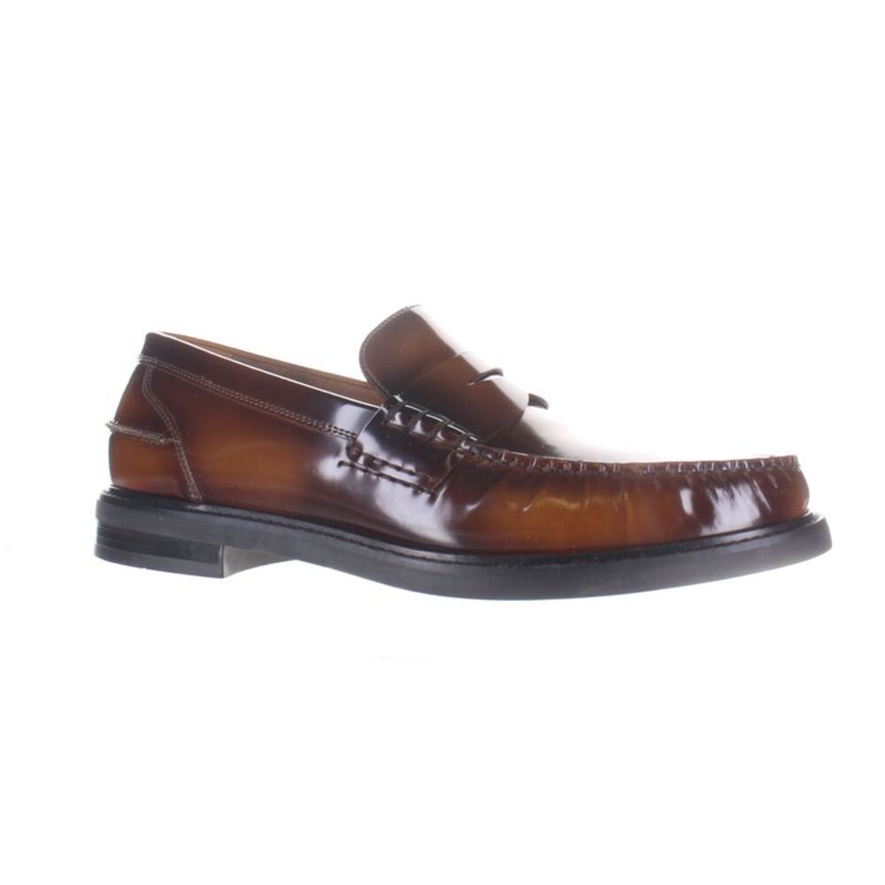 Cole Haan Brown Leather Slip-On Loafers